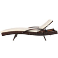 NNEDSZ Outdoor Sun Lounge - Brown