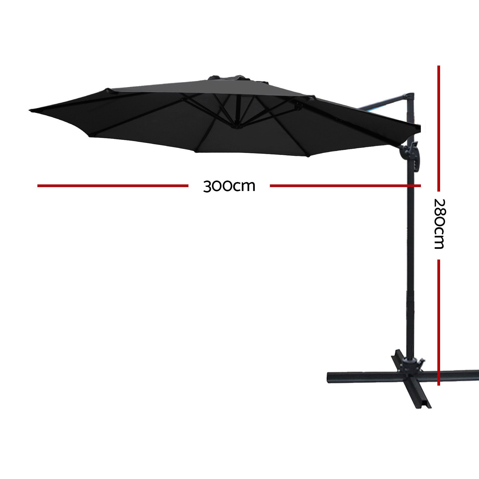NNEDSZ Outdoor Umbrella - Black